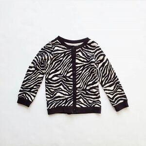 H&M NWT zebra print cardigan 12-18 months